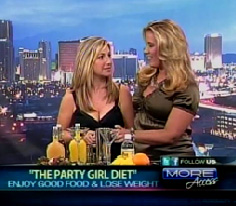 Fox 5's Rachel; Smith and Party girl Diet Author Aprilanne Hurley on KVVU's More Access Set
